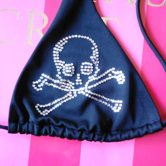 Victoria's Secret Extremely Rare Skull Bikini Top - Picture 6 of 7